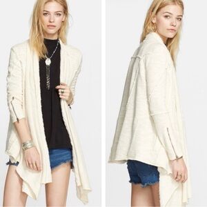 Free People Cream Women's Cardigan - Size M